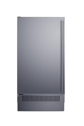 Fabricadora de hielo clara Summit 18" 60 lb acero inoxidable miniatura 2