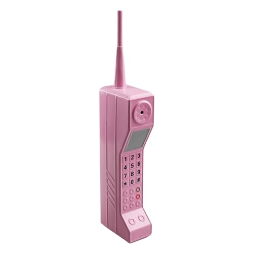 Durevole e resistente: il puntello per cellulare in mattoni è realizzato in ferro e il telefono è stampato con tasti numerici e antenne, il che rende il telefono più realistico. Stabile, durevole, a prova di caduta e resistente al colore per un uso a lungo termine