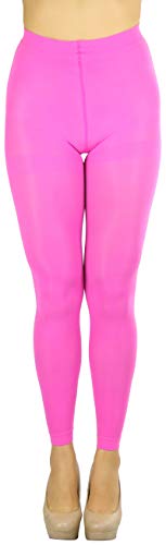 Image of ToBeInStyle Women's Opaque Ankle Long Nylon Footless Fun Tights Pantyhose