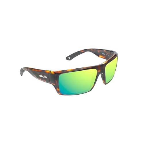 Bajio Sunglasses - Model Nato - Dark Tortoise Gloss, Glass Lens, Green Mirror