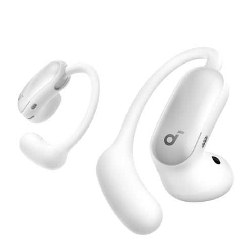 Soundcore AeroFit 2 Pro by Anker, Open-Ear with Semi-in-Ear Active Noise Cancellation, Dual-Form Earbuds, Adjustable Ear Hooks, Hi-Res, LDAC, 4-Mic AI
