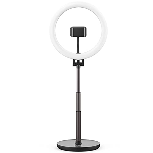 Coniya VL120C Tragbares Desktop-Ringlicht LED-Fotogre-Videolicht Zweifarbige Temperatur 3000K-6500K Einstellbare…