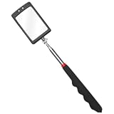 Amosfun Miroir Inspection avec Éclairage LED Outil Pratique pour Récupération de Petits Objets et Réparations Auto pour Garages et Boîtes à Outils