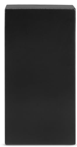 Image of MX 1 Module Black Modular Socket Plate 22.5 x 45mm | Pack of 2 | Premium ABS Electrical Switch Plate | Standard Modular Wall Plate for Home, Office & Commercial Use