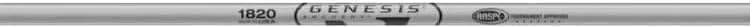Easton Genesis Shafts Silver 1820 1 Doz.
