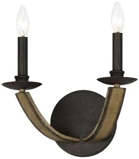 Maxim Basque - 2 Light Wall Sconce-12.5 Inches Tall and 12 Inches Wide