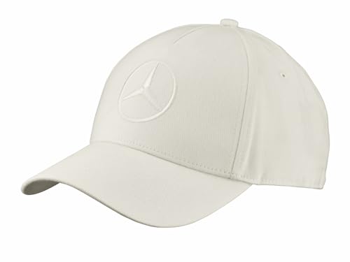 Casquette Mercedes femme crème, chapeau coton réglable avec étoile loisirs