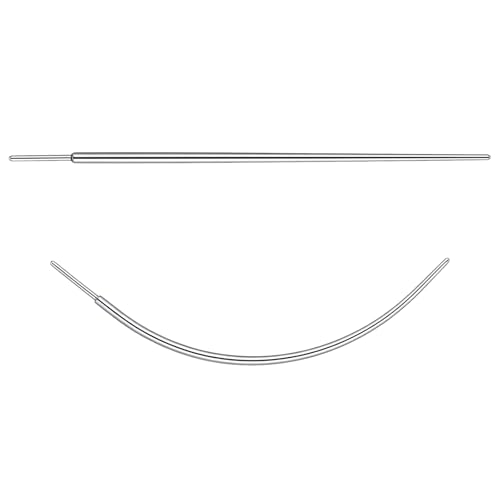 Tucnoeu 2 Stück Piercing Wechselhilfe 20G Edelstahl Piercing Einführhilfe Piercing Nadel Piercingtaper Set für Tragus, Helix, Lippe, Nase, Knorpel