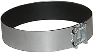 DL Wholesale Noise Reduction Clamp 10in with Neoprene Lining for Fans Filters and Ducting Vibration Control