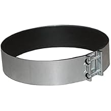 DL Wholesale Noise Reduction Clamp 10in with Neoprene Lining for Fans Filters and Ducting Vibration Control