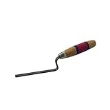 Synxtools Fugeisen 8 mm Edelstahl – geschmiedetes Handfugeisen mit Antirutschgriff, Stoßfugenkelle für Mörtelfugen, Klinker, Ziegel, Mauerwerk und Fassadenrenovierung