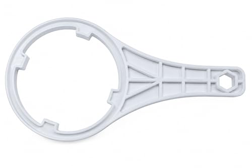 CFS - Water Filter Housing Spanner Compatible with SW-2 & WR-100 Filter Housing Wrench Models – Durable Plastic Tool for Reverse Osmosis Systems & Under Sink Filters 1 Pack