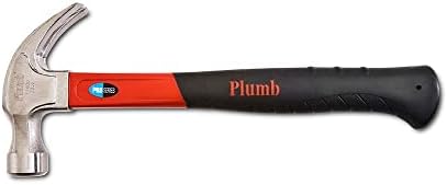 Plumb 20 oz. Pro Series Curve Claw Hammer with Fiberglass Handle - 11400N