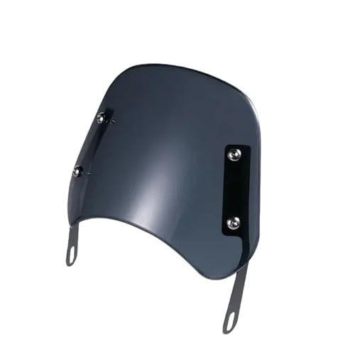 Pare-brise moto rond en polycarbonate robuste pour phare customisé