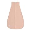 Lässig 1542016772-56 Babyzomerslaapzak zonder mouwen, muslin-katoen, GOTS-gecertificeerd, uniseks, Muslin Sleeping Bag powder roze, maat 50/56 0-2 maanden