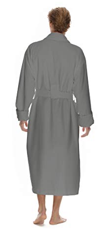 BOCA BT TERRY Men's Boca Terry Microfiber Robe Classic Luxury