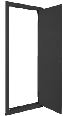 Marco y puerta metálico para hueco obra 304x730mmSOLERA KIT-MRP56NGGrafito
