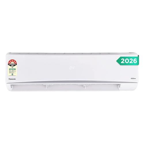 Image of Panasonic 2 Ton 5 Star Inverter Split Smart AC MirAie(2026 Model)-8-in-1 Convertible Cooling,Wi-Fi Enabled with Google & Alexa Voice Control,100% Copper Condenser,High Airflow,CS /CU-ZU24CKY5FM