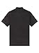 Linjinx Men's Unisex Short Sleeve Chef Jacket Stand Collar Chef Shirts Coat Press Buttons Uniform Black Medium