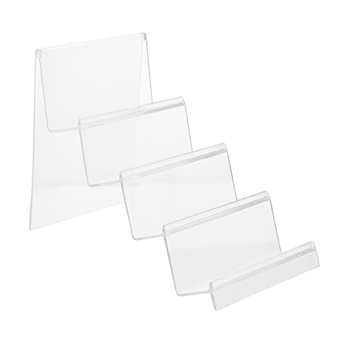 Ipetboom Acrylic 4-layer Wallet Display Stand Countertop Rack for Boutique Store