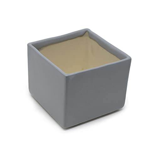 The Himalayan Goods Company Ceramic Small Bonsai Succulent Planter Plant Container 4 inches (Grey) (B09M9YVLYG) Amazon Price History, Amazon Price Tracker