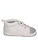Sterntaler Babyschuh Herz für Mädchen aus Kunstleder und Glanzgewebe - Materialmix mit Herzen - Babyschuhe mit elastischer Glitzer Schnürung - lichtgrau, 18