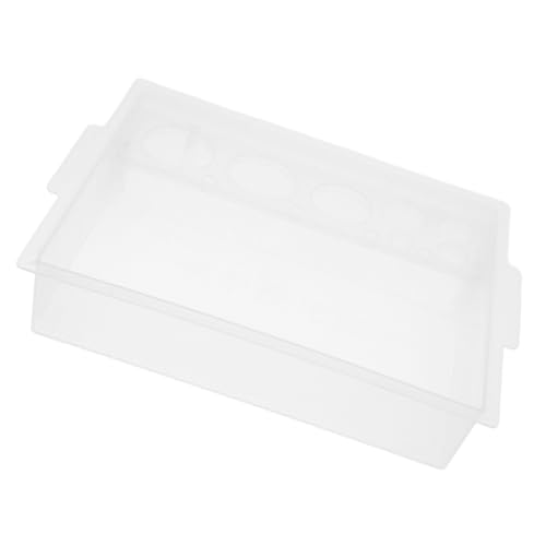 FUNOMOCYA Sturdy Pp Material Square Plastic Water Tank Lab Test Tube Rack Holder Tube Organizer Reagent Bottle Tray