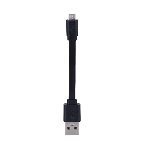 Wolfteeth Cable de carga micro USB Ecig Vape de 10 cm, compatible con Wolfteeth GS EGO II Prime batería recargable de 2200 mAh, sin nicotina/negro 121500