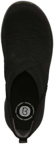 BZees Womens Game Plan Washable Comfort Slip On Sneaker Black 10 M | Image 6