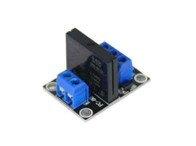 1 channel solid state relay - 5v (rated output load: 100v ~ 240v ac (50hz/ 60hz) 2a)