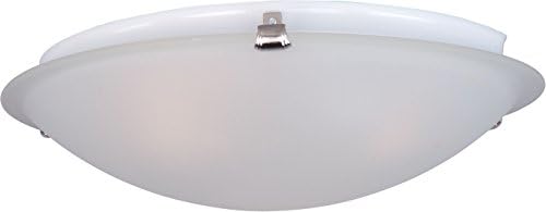 Maxim Lighting 2680FTSN Malaga-2 Light Flush Mount in Transitional style-12.5 Inches Wide by 4 inches high, Finish Color: Satin Nickel, Glass Color: Frosted