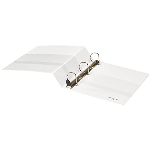 Office Depot® Heavy-Duty View 3-Ring Binder, 2\" D-Rings, White, 49% Recycled, Pack of 4 - Thumbnail 4