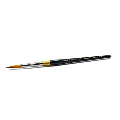Kingart Original Gold 9020-10 Ultra Round Premium Golden Taklon Multimedia Artist Brushes #TOP3