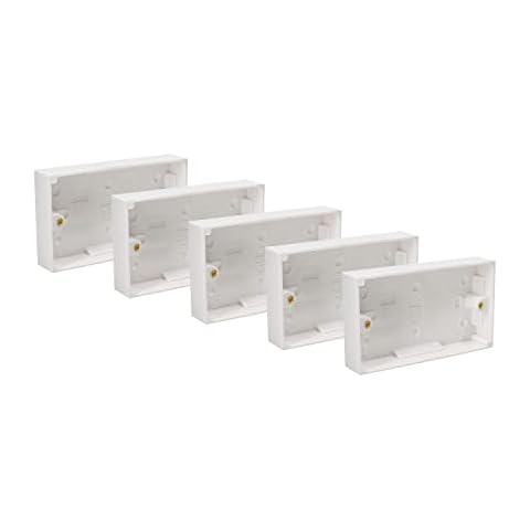 Axiom Surface Mounted 25mm Double Socket Box Cover