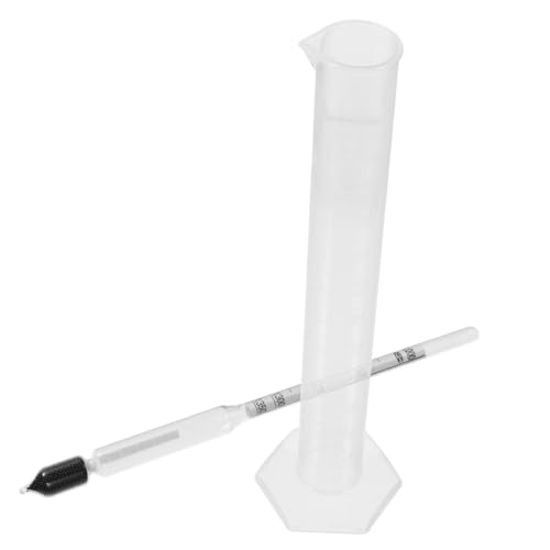 CIYODO 1Set Hydrometer with Graduated Cylinder for Accurate Dough Density Measurement for Kitchen Use Includes Specific Gravity Hydrometer for Precise Evaluation of Food Products