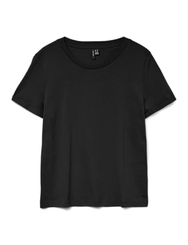 Vero Moda Femme Vmpaulina GA JRS Noos T-Shirt, Noir, M EU