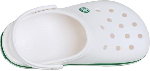 Crocs Unisex-Child Crocband Clogs, White/Green Ivy, 8 Toddler by Crocs - Used condition - Image 7