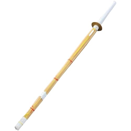 EnergyLion 竹刀 剣道 居合道 素振り用 竹製 頑丈仕上げ 完成品 80cm 100cm 120cm サイズ選択 合気道 二刀流 筋トレ 室内 大人 子供 男女兼用 (二本,120cm)