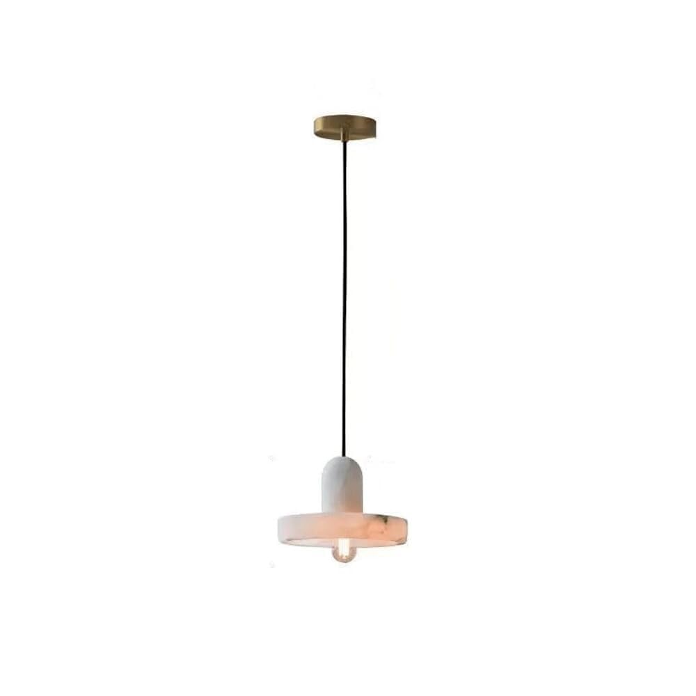 Lámpara colgante de latón con fuente de luz LED E27 decorativa