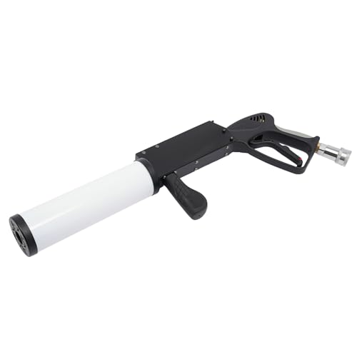 CO2 Fog Machine Gun Handheld LED CO2 Jet Machine Automatic Color-Changing RGB CO2 Stage Cannon Stage Smoke Machine with 10ft Gas Hose for DJ Effect, Disco, Concert, Party -  VONZOER