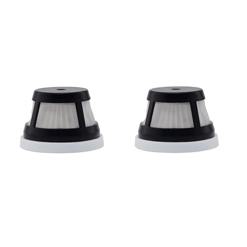 Amazon Basics filtro sostitutivo per aspirapolvere portatile, Nero, confezione da 2