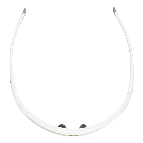 Image of Rawlings Game Youth Baseball Sunglasses, Shiny White /Orange Mirror, 64mm