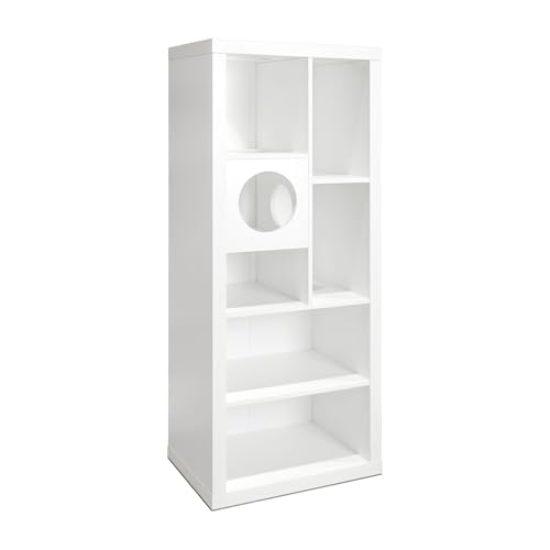Estante árbol para gatos multi-niveles 148.59 cm blanco miniatura 4