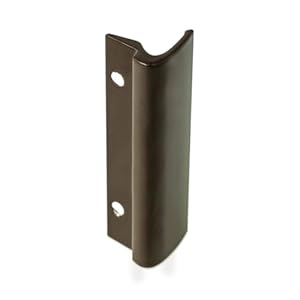 Kj-Vertrieb Glasfalzgriff Aluminium Braun RAL 8019