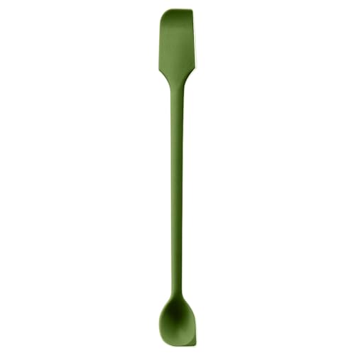 Spatola in silicone – Piccola spatola in silicone | Raschietto per barattoli | Raschietto a doppia testa in silicone, spatola spalmatrice in silicone, gadget da cucina antiaderente, accessori da