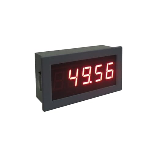 DC電流計 DC 50A シャント付き 50A/75mV DC アンペアメーター 電流計 供給電圧 DC 12V 24V 5V Amp パネルメーター 電流テスター(カラー:レッド、サイズ:電源 DC24V)