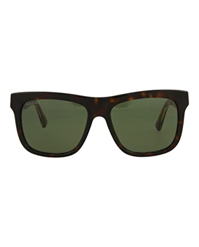 Gucci Square/Rectangle Sunglasses Havana Havana Green Luxury Eyewear Made In Japan Acetate Frame Designer Fashion for Everyday Luxury