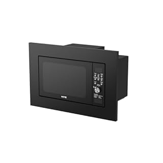 HYE Microwave - Integrated 20L 700W Black Microwave Oven, Compact & Built in Design, Digital Controls, Preset Cooking Functions, Various Power Levels - SA01BIM207B13