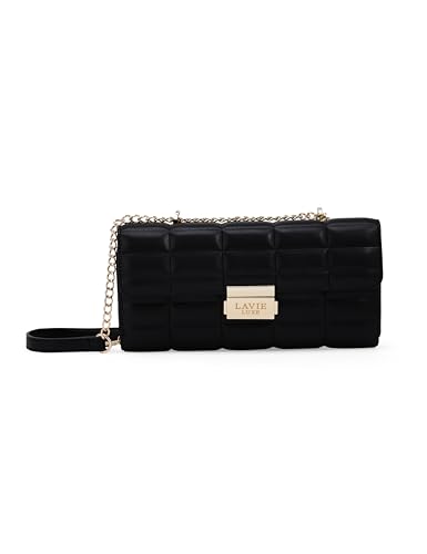 Image of Lavie Luxe Women's Box Flap25 Horizontal 2 Compartment Cross Body Sling Bag | Ladies Purse Handbag | Gift for Women