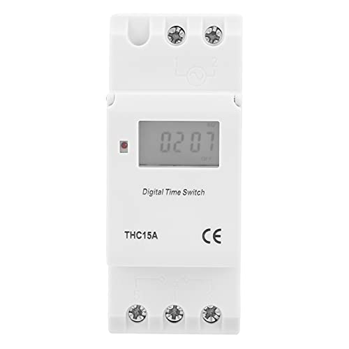 Timer Din Rail Towel Rail Timer For Fuse Board 10 * 8 * 5 Thc15A 220‑240Vac 20A Din Rail Digital Programmable Timer Switch #TOP4